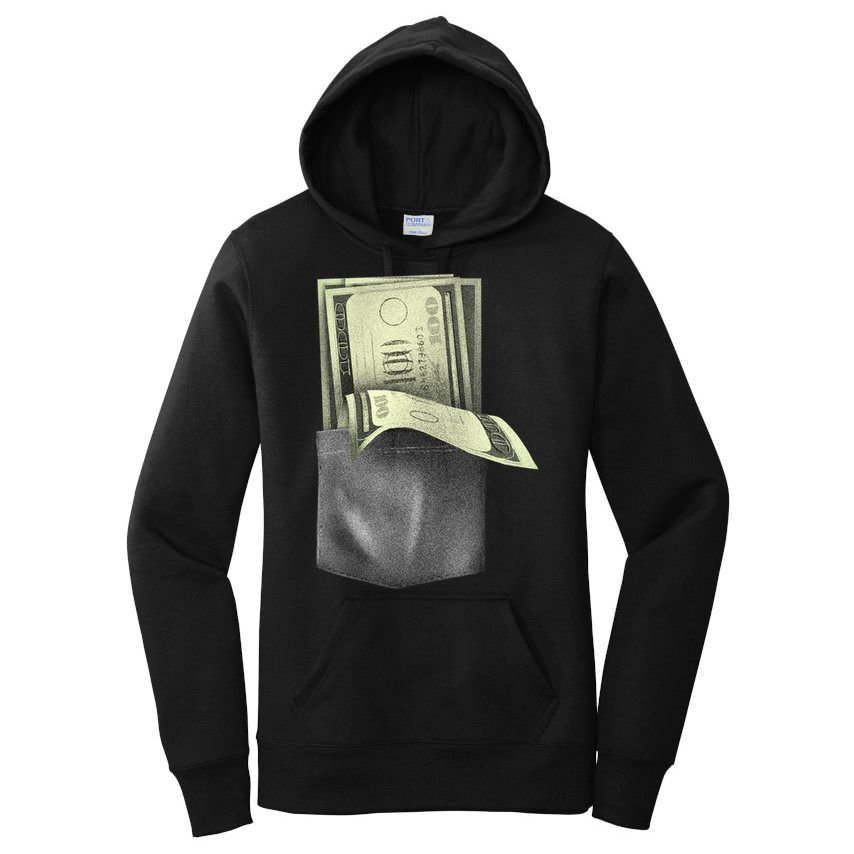 Pocket Full Of Cash Women's Pullover Hoodie