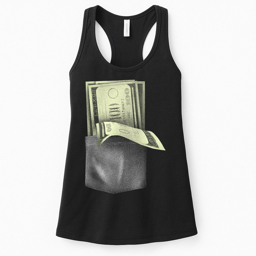 Pocket Full Of Cash Womens Tank Top