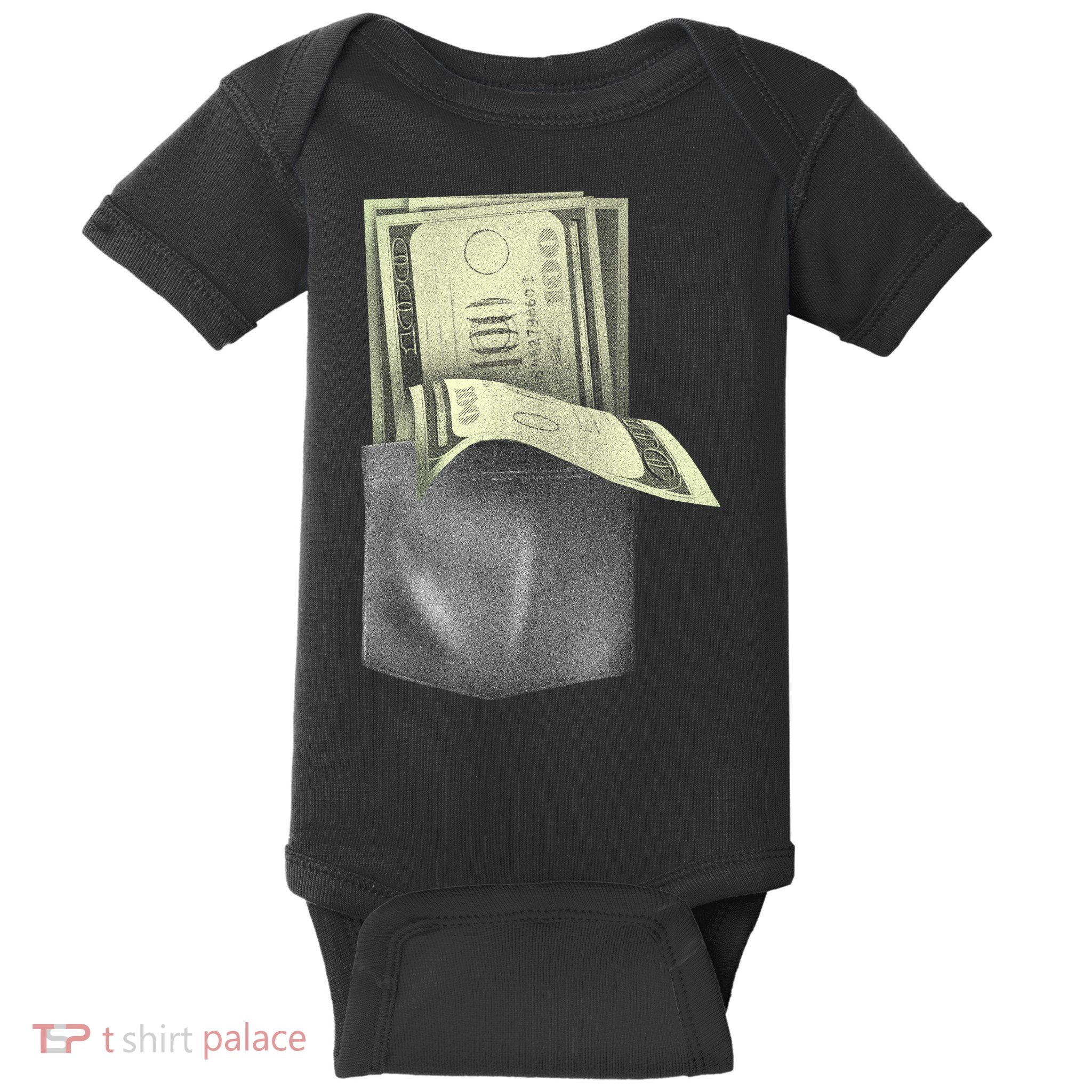 Pocket Full Of Cash Baby Bodysuit