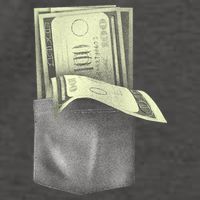 Pocket Full Of Cash Vector Backpack