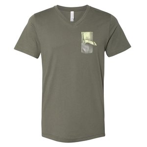 Pocket Full Of Cash V-Neck T-Shirt