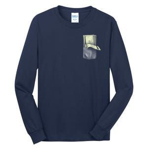 Pocket Full Of Cash Tall Long Sleeve T-Shirt