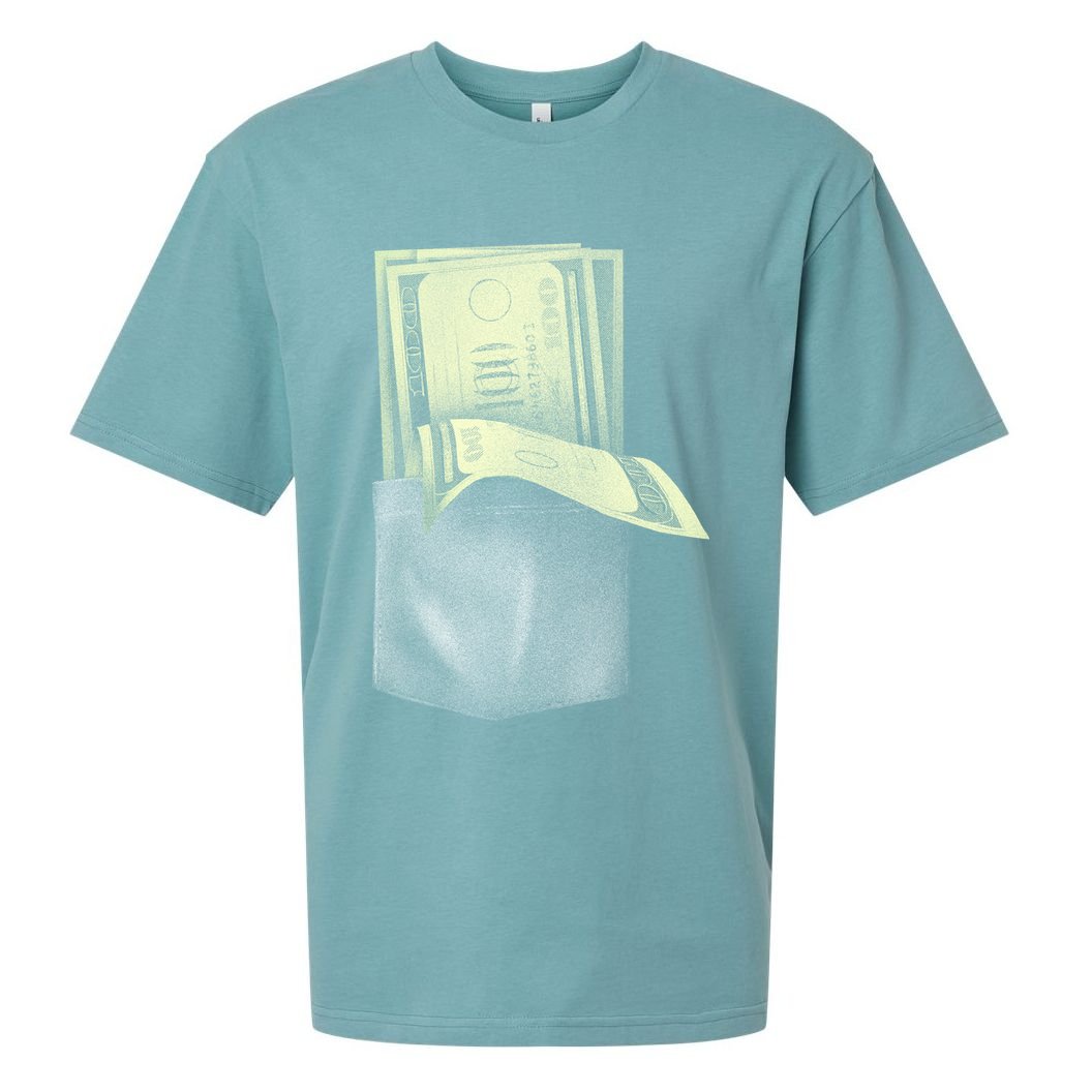 Pocket Full Of Cash Sueded Cloud Jersey T-Shirt