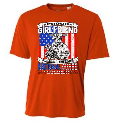 Proud Friend Of A National Guard Soldier Military Lover Cute Gift Cooling Performance Crew T-Shirt