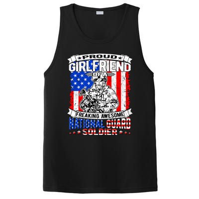 Proud Friend Of A National Guard Soldier Military Lover Cute Gift PosiCharge Competitor Tank