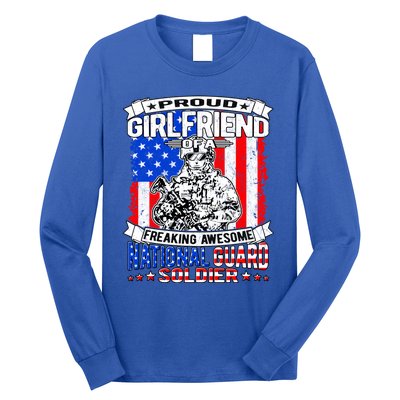 Proud Friend Of A National Guard Soldier Military Lover Cute Gift Long Sleeve Shirt