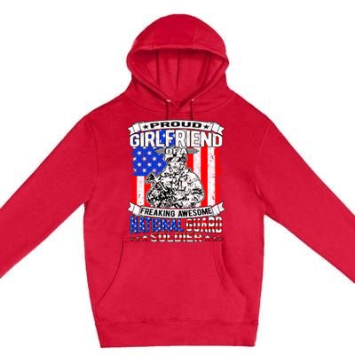 Proud Friend Of A National Guard Soldier Military Lover Cute Gift Premium Pullover Hoodie