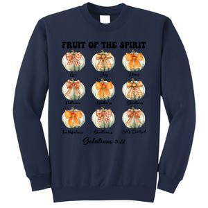 Pumpkin Fruit Of The Spirit Fall Halloween Bible Verse Sweatshirt