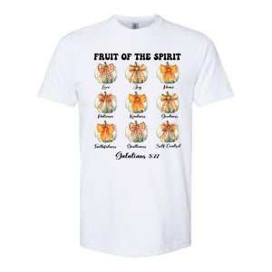 Pumpkin Fruit Of The Spirit Fall Halloween Bible Verse Softstyle CVC T-Shirt