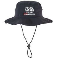 Proud Father Of A Few Smart Ass Not Dumbass Funny Bucket Hat