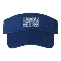 Proud Father Of A Few Dumbass Kids Funny Gift For Dad Valucap Bio-Washed Visor