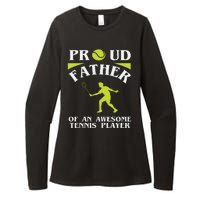 Proud Father Of An Awesome Tennis Player Womens CVC Long Sleeve Shirt