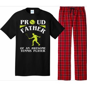 Proud Father Of An Awesome Tennis Player Pajama Set