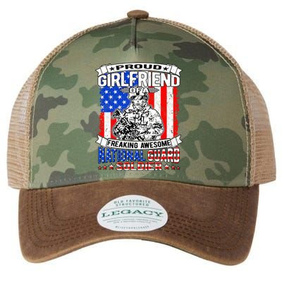 Proud Friend Of A National Guard Soldier Military Lover Meaningful Gift Legacy Tie Dye Trucker Hat