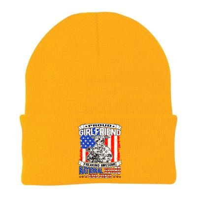 Proud Friend Of A National Guard Soldier Military Lover Meaningful Gift Knit Cap Winter Beanie