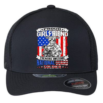 Proud Friend Of A National Guard Soldier Military Lover Meaningful Gift Flexfit Unipanel Trucker Cap