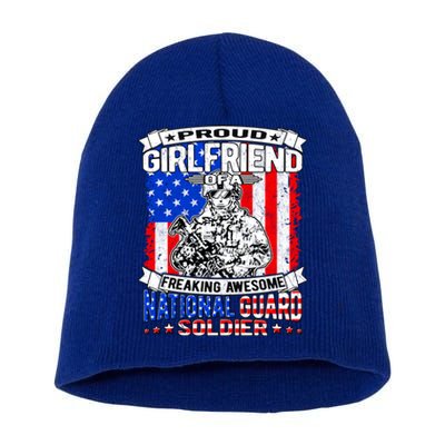 Proud Friend Of A National Guard Soldier Military Lover Meaningful Gift Short Acrylic Beanie