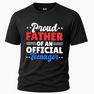 Proud Father Of A Teenager For Fathersday Gift Performance Shirt
