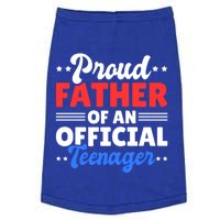 Proud Father Of A Teenager For Fathersday Gift Doggie Tank