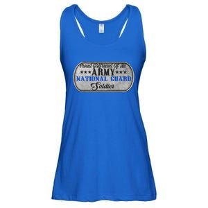 Proud Friend Of An Army National Guard U S Military Gift Ladies Essential Flowy Tank