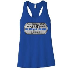 Proud Friend Of An Army National Guard U S Military Gift Women's Racerback Tank