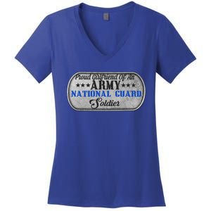 Proud Friend Of An Army National Guard U S Military Gift Women's V-Neck T-Shirt