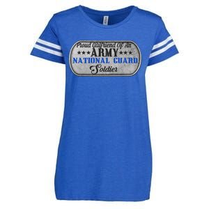 Proud Friend Of An Army National Guard U S Military Gift Enza Ladies Jersey Football T-Shirt