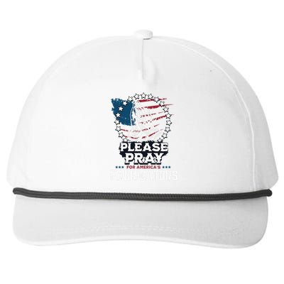 Prayers For Our Fabricators For Patriotic Apparel Collectors Snapback Five-Panel Rope Hat