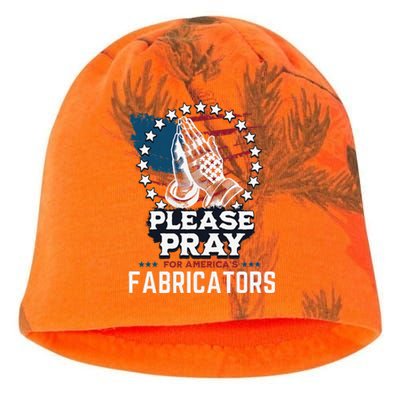 Prayers For Our Fabricators For Patriotic Apparel Collectors Kati - Camo Knit Beanie