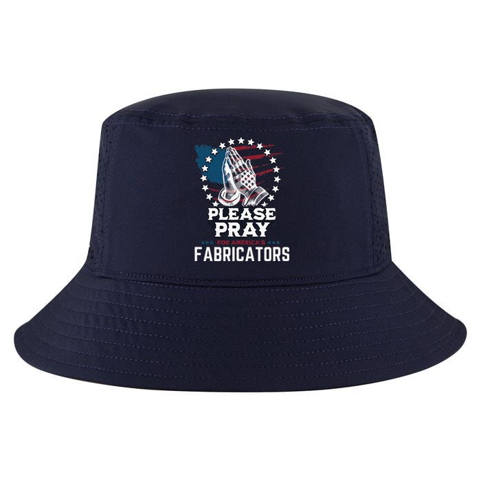 Prayers For Our Fabricators For Patriotic Apparel Collectors Cool Comfort Performance Bucket Hat