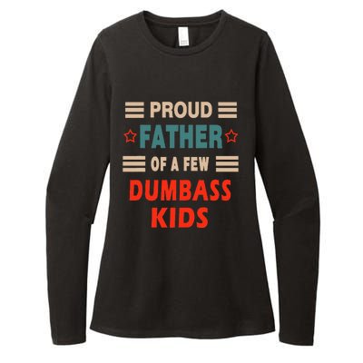 Proud Father Of A Few Dumbass Womens CVC Long Sleeve Shirt