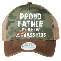 Proud Father Of A Few Smart Ass Not Dumbass Legacy Tie Dye Trucker Hat