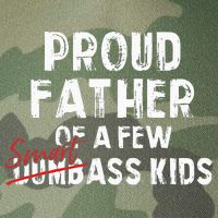 Proud Father Of A Few Smart Ass Not Dumbass Legacy Tie Dye Trucker Hat