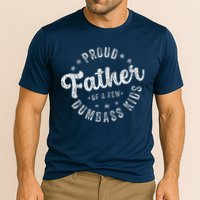 Proud Father Of A Few Dumbass Funny Fathers Day 2024 Cooling Performance Crew T-Shirt