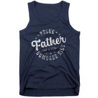 Proud Father Of A Few Dumbass Funny Fathers Day 2024 Tank Top