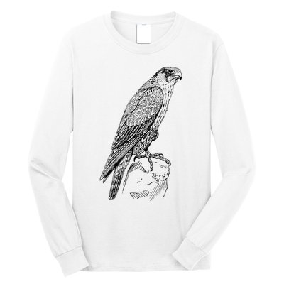 Peregrine Falcon Ornithology Falconer Bird Lover Long Sleeve Shirt