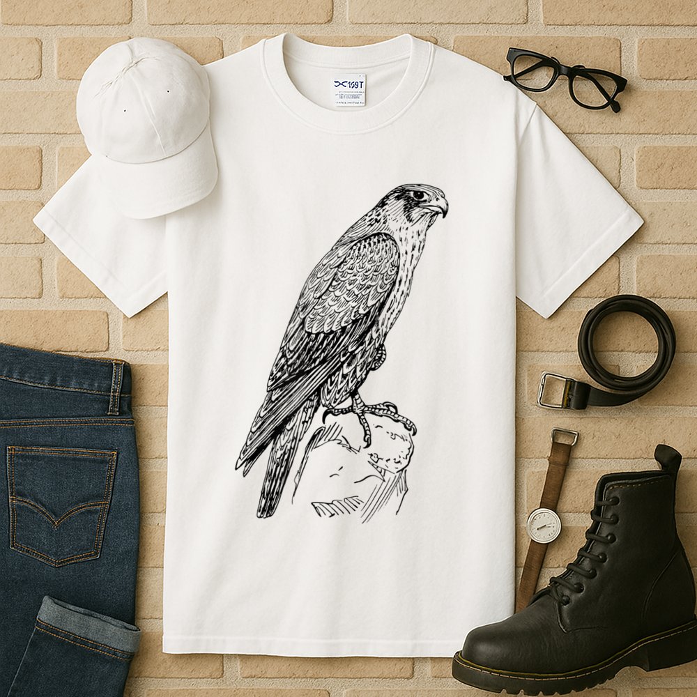 Peregrine Falcon Ornithology Falconer Bird Lover Tall T-Shirt