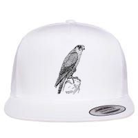 Peregrine Falcon Ornithology Falconer Bird Lover Flat Bill Trucker Hat