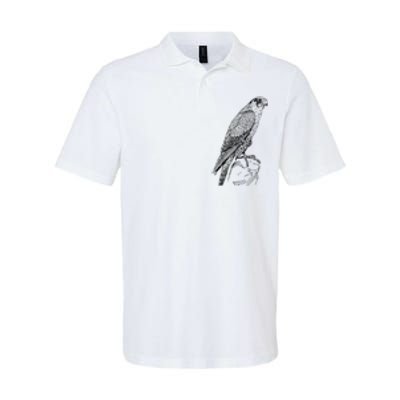 Peregrine Falcon Ornithology Falconer Bird Lover Softstyle Adult Sport Polo