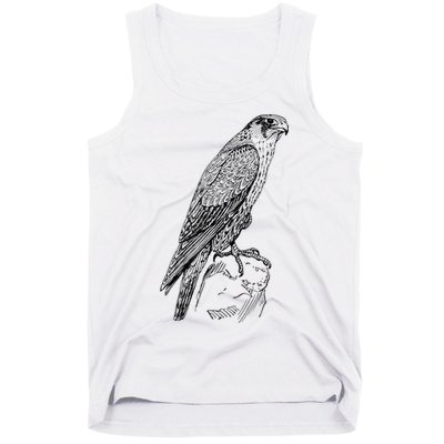 Peregrine Falcon Ornithology Falconer Bird Lover Tank Top