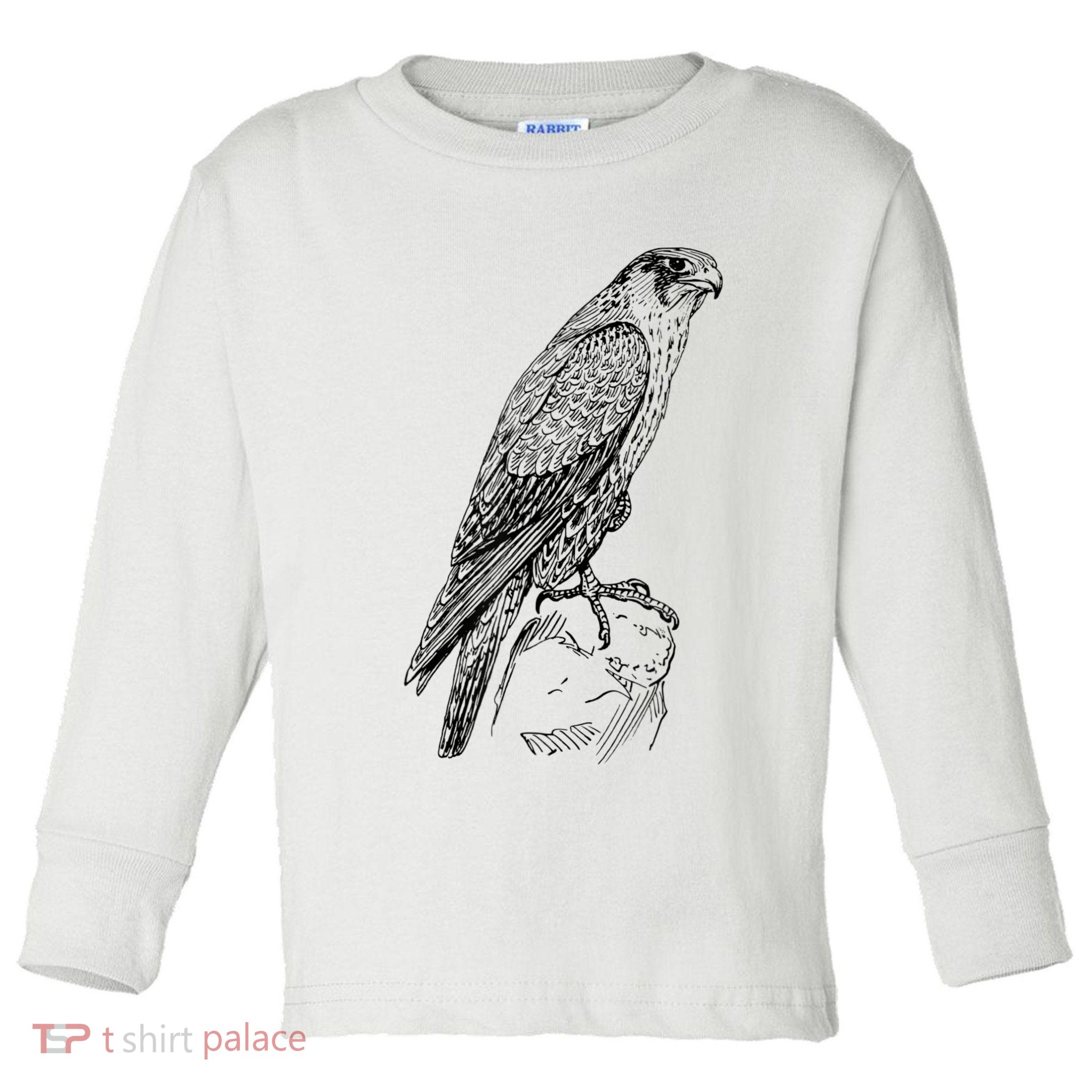 Peregrine Falcon Ornithology Falconer Bird Lover Toddler Long Sleeve Shirt