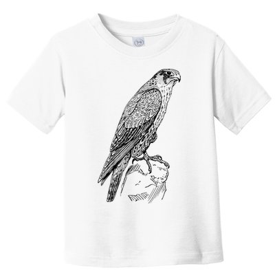 Peregrine Falcon Ornithology Falconer Bird Lover Toddler T-Shirt