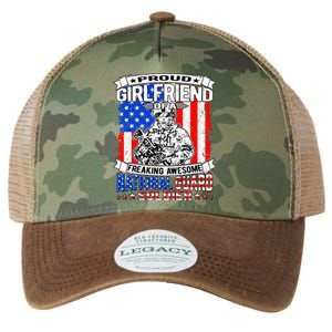 Proud Friend Of A National Guard Soldier Military Lover Gift Legacy Tie Dye Trucker Hat