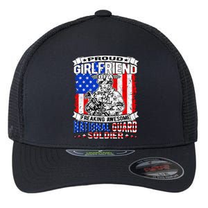 Proud Friend Of A National Guard Soldier Military Lover Gift Flexfit Unipanel Trucker Cap