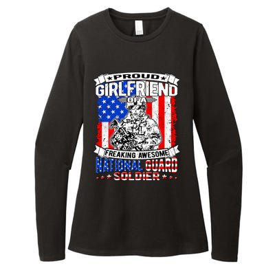 Proud Friend Of A National Guard Soldier Military Lover Gift Womens CVC Long Sleeve Shirt