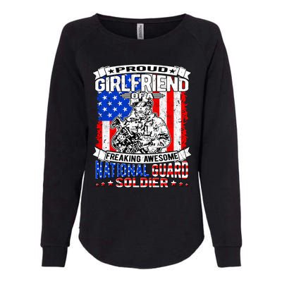 Proud Friend Of A National Guard Soldier Military Lover Gift Womens California Wash Sweatshirt