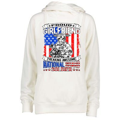 Proud Friend Of A National Guard Soldier Military Lover Gift Womens Funnel Neck Pullover Hood