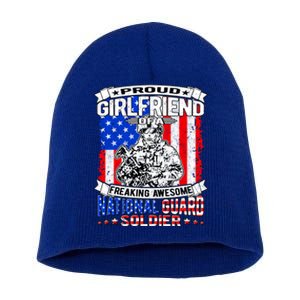 Proud Friend Of A National Guard Soldier Military Lover Gift Short Acrylic Beanie