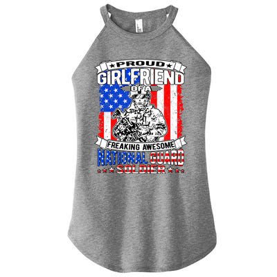 Proud Friend Of A National Guard Soldier Military Lover Gift Women's Perfect Tri Rocker Tank