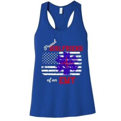 Proud Friend Of An Emt Paramedic Emt Gift Women's Racerback Tank